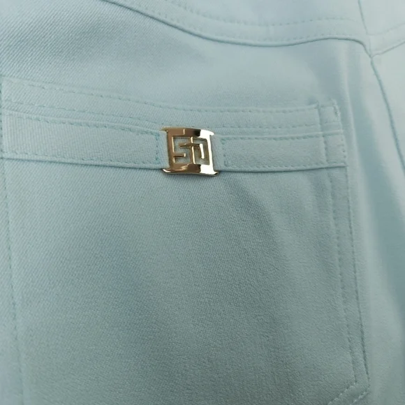 St. John Women's Light Blue Pants Sz 6 - Picture 3 of 15